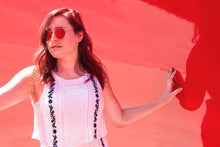 Load image into Gallery viewer, Floral White Top