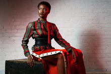 Load image into Gallery viewer, Striped Silk Blouse